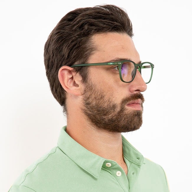 ochelari lumina albastra ochelari vedere bărbați - verde - laterali